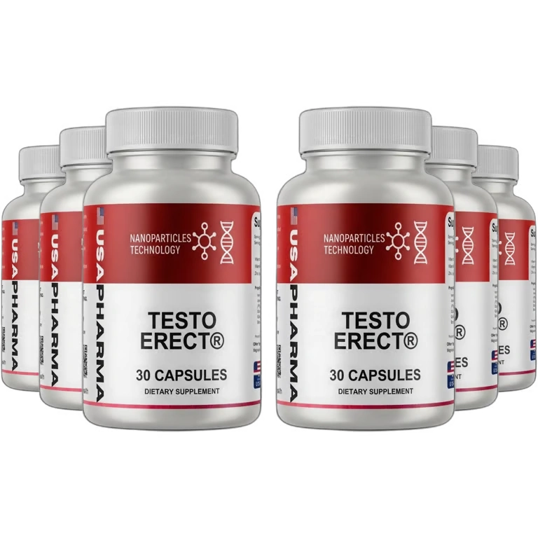 TestoErect       6 Bottle Bundle – Best Value Energy & Metabolism Support